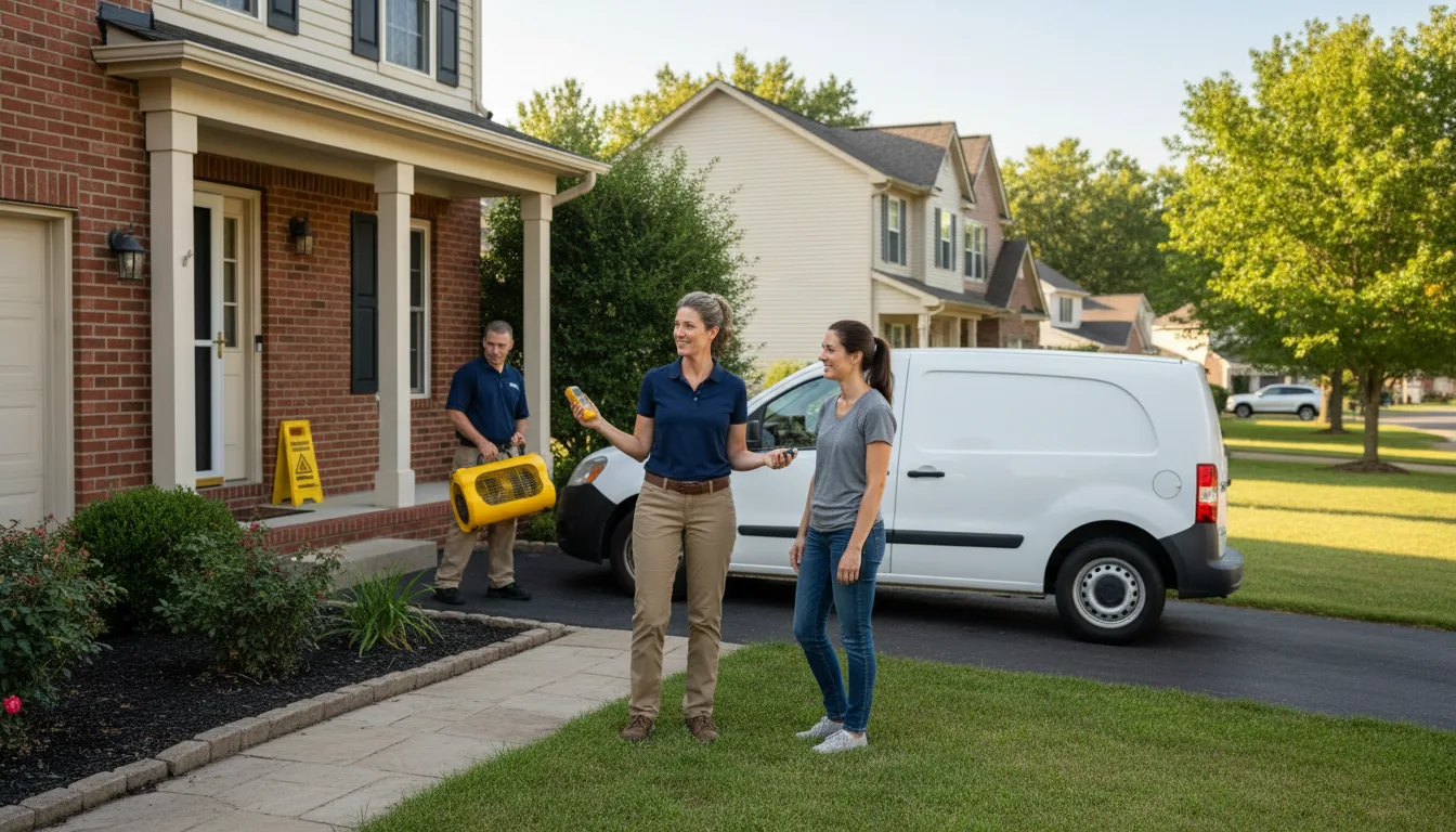 Residential water damage restoration in Ajo, AZ